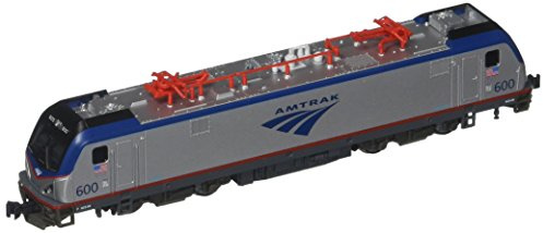 Kato Spur N Elektrolok ACS-64 Amtrak #600, Schwarz, Metall, Eisenbahnmodell, Modellbahn, Modellbahnlokomotive, 358613031
