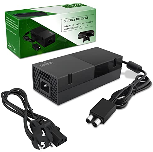 Xbox One Bloc Alimentation, Chargeur AC Adaptateur Secteur Chargeur Murale pour Xbox One Console Kit de Remplacement Alimentation Adaptateur Brick EU Câble de Recharge