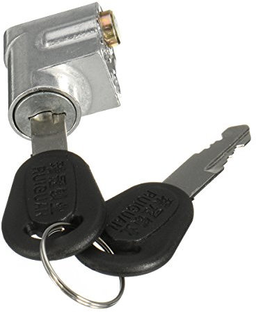 Serrure De Sécurité De Batterie De Commutateur D'Allumage Pour Moto Scooter Électrique De Vélo + 2 Clefs