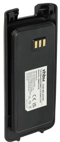 vhbw Akku kompatibel mit TYT MD-UV390 Funkgerät | Walkie Talkie (2200 mAh, 7,4 V, Li-Ion)