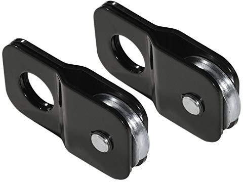 Alfa Wheels Lot de 2 poulies de treuil robustes 4 tonnes Capacité 3991,6 kg Noir