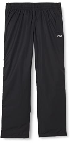 CMP - Herren-Regenhose mit Futter und durchgehenden seitlichen Reißverschlüssen, Schwarz, XXL
