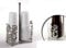GICOS IMPORT EXPORT SRL Portabicchieri Metallo Argento 22 cm