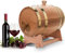Greensen Eichenfass 3L Holzfass Weinfass Personalisiertes Design Holz Whiskyfass Liqueur Schnapsfass für Zuhause, Bar, Party und Bankett, Geburtstagsgeschenk