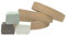 3 Pack 3/4 x 12 Leather Strop Belts with Green, White, and Brown Compounds