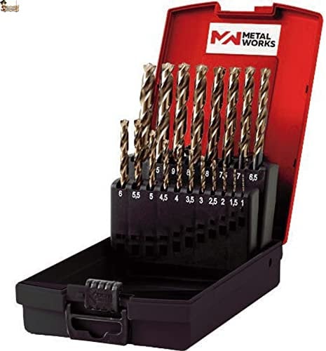 BricoLoco Bohrer-Set, HSS-CO, HSS-CO, 19-teilig, Durchmesser 1 - 10 mm x 0,50 mm (3)