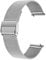 Bracelet de montre à dégagement rapide en maille métallique tissée pour homme et femme - Bracelet universel pour montres intelligentes et montres Seiko - 22 mm - Argenté, 22 mm, Métal