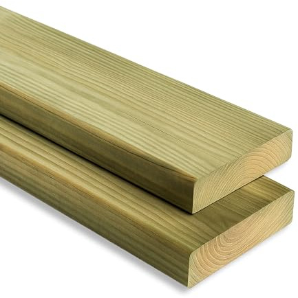 Gartenwelt Riegelsberger Bois équarri, 20 x 45 mm, longueur 120 cm, bois de pin imprégné, latte, bois de construction