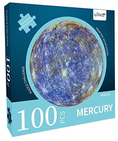 Edu-Sci Solarsystem Planet Puzzle (Quecksilber, 100 Stück)