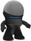 Splin Table Stand Holder Compatible with Amazon Alexa Smart Speaker Echo Dot (4th and 5th gen.) and Apple HomePod Mini, Mr. Bill (Black)