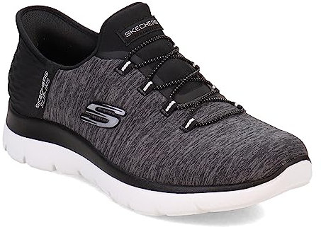 Skechers Summits Dazzling Haze, Zapatillas, Mujer, Negro, 37 EU