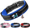 AUAUY Collier pour Chien, Collier Réfléchissant en Nylon Réglable, Confort rembourré Colliers Pet avec Boucle en Métal et Grelot pour Toutes Les Variétés Petit, Moyen Gros, Grand Chiens (Bleu-S)