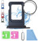 ASDAWN Ersatz für iPhone 13 SIM-Kartensteckplatz Tray Halter kompatibel mit iPhone 13 SIM-Kartenfach Slot Wasserdichter Gummiring und SIM-Pin (Einzel-SIM-Version) (Mitternacht)