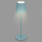 BRILONER - LED Tischlampe kabellos mit Touch, dimmbar in Stufen, höhenverstellbar, Nachttischlampe, Leselampe, LED Lampe, Campinglampe, Tischleuchte, Akku Lampe, Outdoorlampe, 38x12 cm, Taubenblau