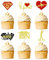 Keaziu 24 Stück Krankenschwester Cupcake Topper Krankenschwester Abschluss Cupcake Picks Medizinische Rn Thema Elektrokardiogramm Medizin Brust Kuchen Picks Stillen Mottoparty Dekorationen Zubehör