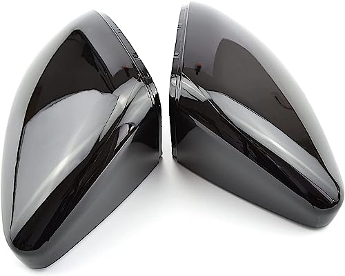 KCKEM Coquille Miroir Voiture pour VW Scirocco Passat B7 CC Beatle,Voiture Rétroviseur Protection Couvre Capuchon Décoration Accessoires,A