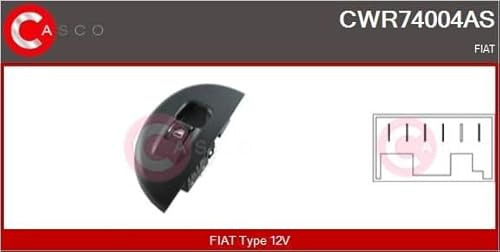 CASCO CWR74004AS Schalter Fensterheber Fca