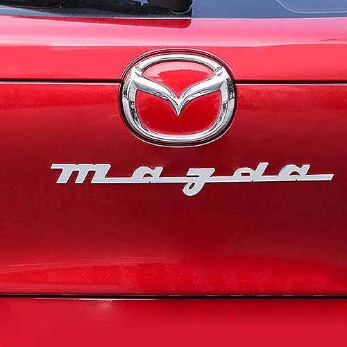 PartyUnix 3D Metall Embleme Sticker Auto Körper KofferraumtüR Chrom Abzeichen Dekoration für Mazda 3 CX3 CX5 Atenza MX3 CX4 CX9 CX7 RX8 Axela Protege Speed 6 5 ufkleber Logo,B