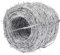 Filo Spinato Per Recinzione a 4 Punti, Nastro Teso Recinzione Bobine Di Filo Spinato, Rotolo Di Filo Elicoidale In Acciaio Zincato Per Recinzione, Fattoria, Giardino, Casa (10M)