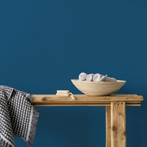 K&L Wall Art Peinture murale satinée moderne pour intérieur Bleu 2,5 l Peintures pour murs intérieurs Bleu roi