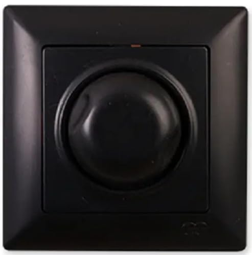 Gunsan Visage Dimmer Switch 1000W / VA mit Rahmen Unterputz Schwarz Helligkeitsregler 32A