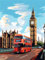 Peinture Numero Adulte Londres, DIY Paysage Peinture par Numero Adulte, Acryliques Peinture par Numéros pour Adultes Débutants Enfants, Loisirs Créatifs Adultes pour Tableau Decoration Murale 50x65cm