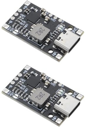 EMSea 2PCS 2S 3S BMS Charger Protection Board 30.8x18.3x5mm Lithium Battery Boost Charging Module Suitable for Lithium or Lithium Polymer Batteries