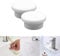 KWJNH Lot de 2/5/10 anneaux de trop-plein en silicone pour lavabo de salle de bain - Accessoires