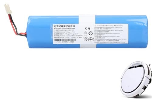 Batteria agli ioni di litio MXJFYY da 14,4 V e 3400 mAh compatibile con Medion MD13202 MD18500 MD18501 MD18600 MD19510 MD19511 Codice articolo HJ08 HA15, batteria per ILIFE V3s Pro, V5s Pro, V8s, V5x