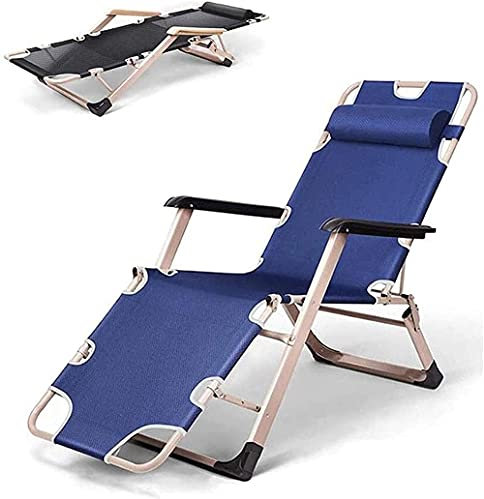 WYRMB Leichte Sonnen Liege Faltbare Gartens tühle Klapp klappbarer Garten Garten Terrasse Strands tuhl Bett Reise Urlaub Camping Klapp Recliner-Rot.Blue