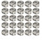 Gdfnmogo 25 Pieces Single Ear Stepless Hose Clamp, Stainless Steel Hose Clamp, Professional Use, DIY Project, Automotive, Plumbing, Industrial, 3MM to 16.6MM(12.8MM)