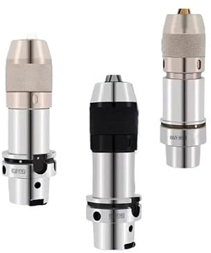 FSLMEIL 1pc HSK40A HSK50A HSK63A APU08 APU13 APU16 HSK100A HSK Mandrino Maniglia Integrata Autoserraggio APU13 16 Portautensili for Tornio(HSK40A-APU08-120L)