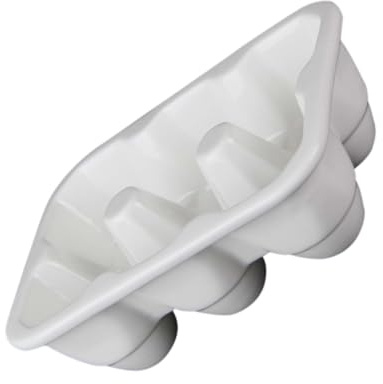 GALPADA Boîte à Œufs Porcelaine Compartiments Plateau de Rangement pour Réfrigérateur Support Céramique pour Œufs Frais et Durs Organiseur de Cuisine Pratique