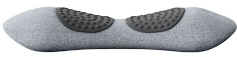 3-in-1 Rückenmassagegerät mit Traktionslifting, Vibrationsmassage für Nacken, Schultern und Rücken, Massagegerät für Entspannung (Grau)
