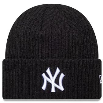 New Era Wide Cuff Beanie New York Yankees schwarz - One-Size