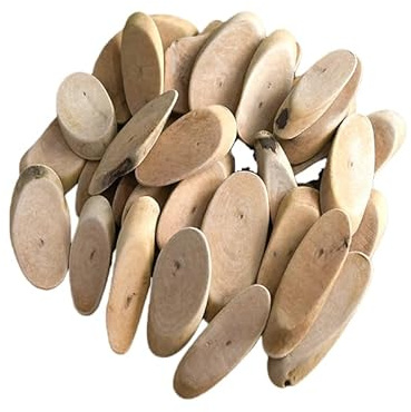WANYI 250g Treibholz zum Basteln Oval Holzblöcke Natürliche Holzstücke zum Basteln Kiefernholz Treibholz Deko für DIY Handwerk Heimdekoration Ornamente