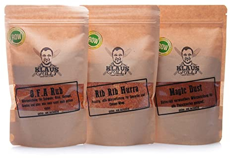 O.F.A Rub + Magic Dust + Rib Rib Hurra - von Klaus grillt.... (3 x 250 g Beutel)