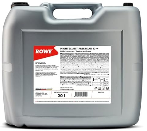 ROWE Hightec Antifreeze AN 12++ - 20 Liter PKW Kühler-Frostschutzkonzentrat | Made in Germany