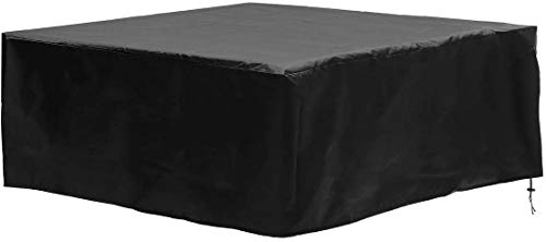 dDanke Waterproof Full Size Snooker Table Cover Black Dust-proof Billiard Pool Table Cover for 8FT Pool Table (260X135X82CM)