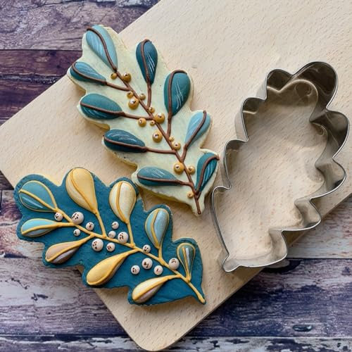 LILIAO 4.2 Fall Oak Leaf Cookie Cutter Stainless Steel