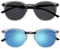 OPULIZE Met 2 Pack Large Mens Womens Grey Clear Black Arms Reading Sunglasses UV400 SS60-7C +2.50