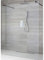 Milano Nero Black Floating Glass Wet Room Shower Enclosure Screen - 1400mm