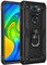 Max Power Digital Funda para móvil Xiaomi Redmi Note 9 con Anillo Giratorio 360 Metálico Imán Carcasa Magnética Rígida Antigolpes Resistente Soporte Bumper Case (Xiaomi Redmi Note 9, Negro)
