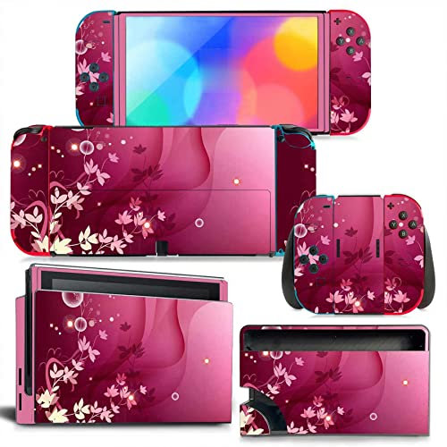 Adesivo per Switch OLED Skin Sticker Decal Cover per Switch OLED Console Skin Dock Joy con Wrap Full Wrap Skin per NS OLED Vinyl 27188 Adesivo Presa