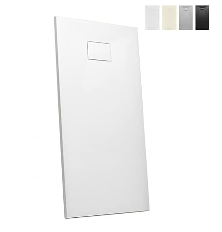 Produce Shop Piatto Doccia Filo Pavimento Resina Rettangolare 160x80 Stone - Bianco