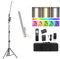 LED Video Light Battery Powered Photography Light Portable Handheld Wand,Dimmable 3000-6000K Photo Studio Light Kit with 6600mAh Li-ion Battery and Adjustable Tripod Stand for Live Streaming, YouTube
