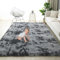 Gsogcax 1.5 cm thick Rugs for Living Room 120x160cm Super Soft Fluffy Area Rugs for Bedroom Shaggy Large Rugs Modern Floor Carpet, with Anti-slip Sticker - Deep Grey (tie-dye)