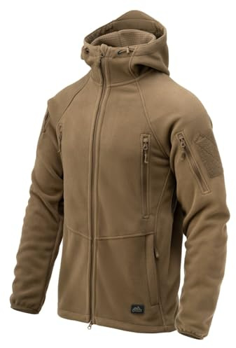 Helikon-Tex Patriot Fleece Jacket MK 2 - Taktischer Kapuzen-Pullover Full-Zip mit vielen Taschen