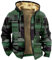 KONG JIMFAN Regenjacke Herren Reflektierende Jacke Wasserdichter Regenjacken Jacke Herren Winter Trainingsjacken Herren Sakko Jacke Männer wasserdichte Business Jacke Herren(Dark Green,XXL)