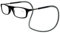 Lanomi Schmal Lesebrille Damen Herren Magnetverschluss Leicht Lesehilfe Sehhilfe mit Elastische Silikon Brillenbänder Schwarz Rahmen Grau Arm 2.5